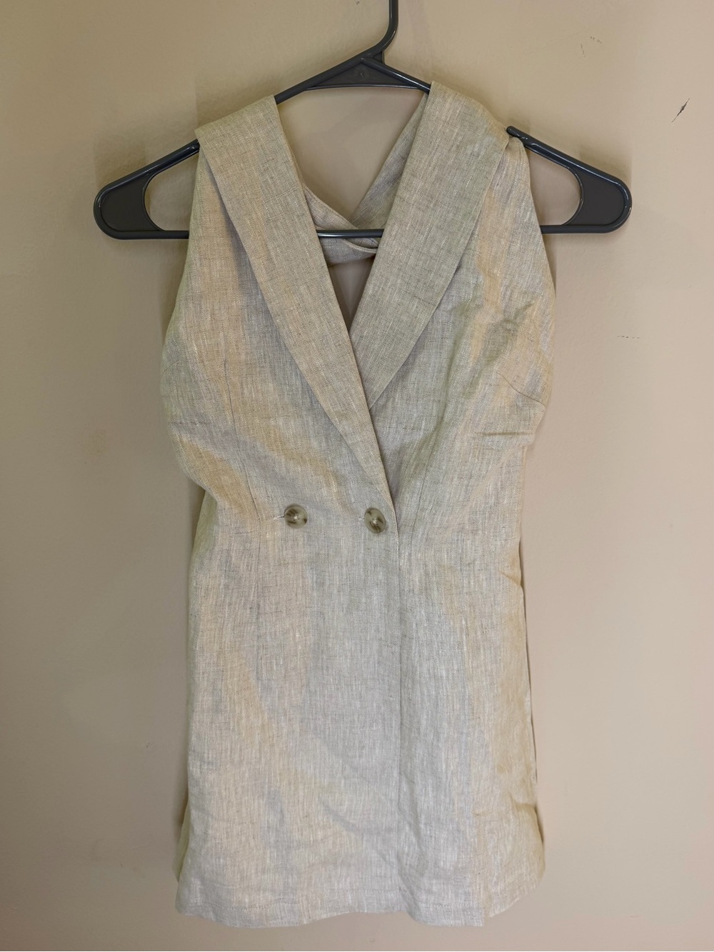 NWT Brixton Mini Dress in Natural - Picture 3 of 5